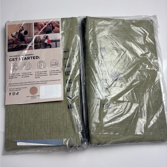 Exerbell Workout Weights – Foldable Adjustable Kettlebell‎ Sandbag Waterbag x 2 - Picture 1 of 5